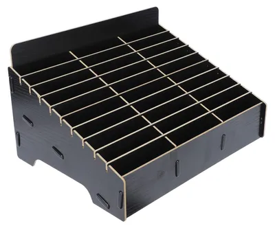 Produktbild von Aufbewahrungsbox für Handys aus Holz mit 30 Fächern, Mehrzweck-Aufbewahrungsbox für Schule, Klassenzimmer und Büro, 31,5 x 23,5 x 19 cm, praktisch