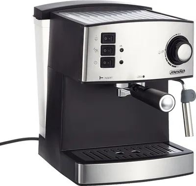 Produktbild von Mesko Espresso kávovar z nehrdzavejúcej ocele | 1,6 litra | 15bar | 850 Watt