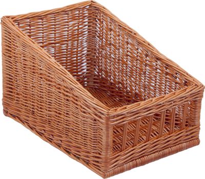 Systemregalkorb, Brotkorb, Brötchenkorb, Thekenkorb, 45x30x16/27cm, gestäbt