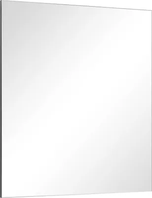 A plain white background with a reflective surface.