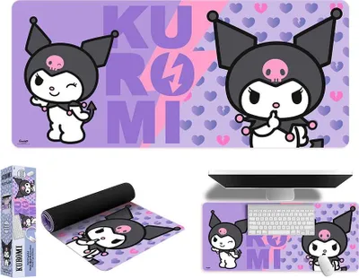 Produktbild von Gaming Desk Mat, Hello Kitty Kuromi Design, Large Size