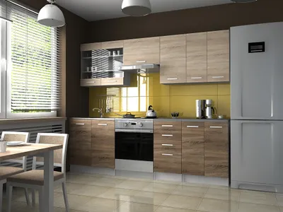 Obrázek produktu pro Kuchyňská linka PAMELA 240x180 - Sonoma + tobacco