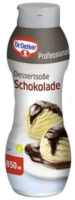 Produktbild von Dr. Oetker Professional Dessertsoße Schokolade Packung 850 ml