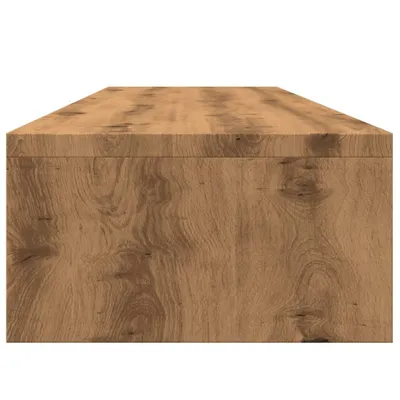 vidaXL Stojan na monitor Artisan dub 100x24x13 cm Materiál na bázi dřeva