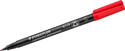 Image de STAEDTLER 313-2 Lumocolour S Wf rot 10er