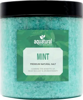 Image de Aquatural Cristaux d'Arôme Menthe pour le Bain 350 g