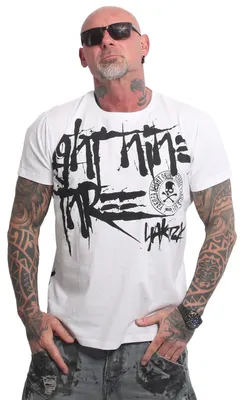 Produktbild von Yakuza Herren Clown Regular T-Shirt, Weiß, S