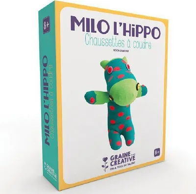 Produktbild von Do-it-yourself-Plüsch - Nähzeug Nilpferd