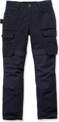 Produktbild von Carhartt® Herren-Arbeitshose Relaxed Fit Mit Multiplen Taschen 103337, Farbe:navy, Größe:W32/L32