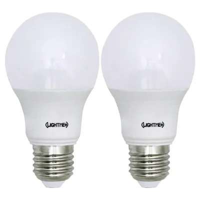 Produktbild von 2 x LightMe LED Leuchtmittel Birne A60 8,8W = 60W E27 matt 810lm warmweiß 2700K 290°