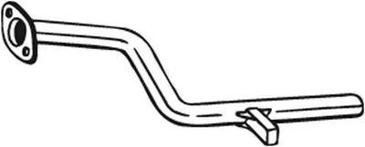 Produktbild von BOSAL Abgasrohr Auspuffrohr für RENAULT Clio III Schrägheck (BR0/1, CR0/1) Vorne 750-165