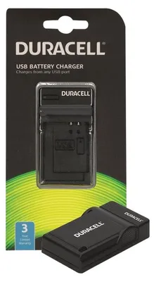 Productafbeelding van Duracell oplader met USB-kabel voor DRPBLC12/DMW-BLC12
