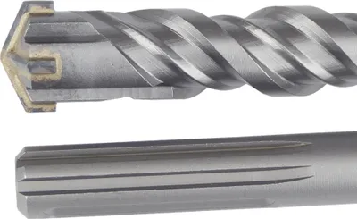 Produktbild von SDS MAX Ø26mm x 460mm Betonbohrer Hammerbohrer  Steinbohrer Bohrer Quadro-X für Mauerwerk vierschneidig Schlagbohrer BOHRFUX