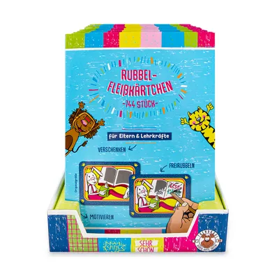Produktbild von Fleisskärtchen z.Rubbeln 144ST. MOTIVATION 954732