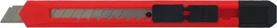 Produktbild von Robustes Cuttermesser mit 9mm Klinge - Präzises Schneiden für Heim & Handwerk - Schwarz/Rot, 1 Stück