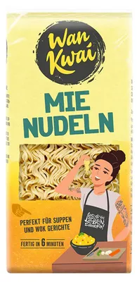 Immagine prodotto di Tagliatelle Wan Kwai Mie perfette per zuppe e piatti wok 250g