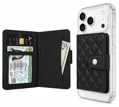 Image de Portefeuille magnétique pour cartes, noir