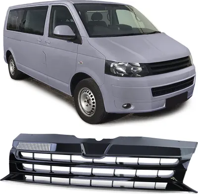 Produktbild von Kühlergrill Sportgrill Grill SCHWARZ GLANZ für VW T5 Facelift 2009-2015 (Nicht