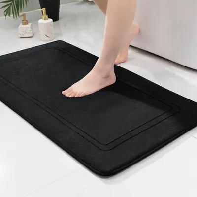 Obrázek produktu pro Protiskuzná podložka do koupelny, černá, 60x90 cm