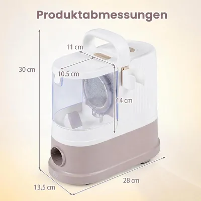 Produktbild von COSTWAY 9 in 1 Tierpflege Set mit Tierhaarsauger & Hundeschermaschine, 17000Pa Hundestaubsauger, Elektrischer Tierhaartrimmer mit Hundefön, 4 Kämme