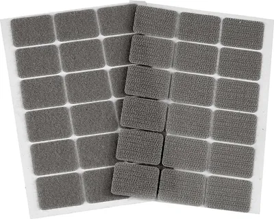 Produktbild von 18 Klettpunkte selbstklebend quadratisch oder rund Klettband Hook & Loop