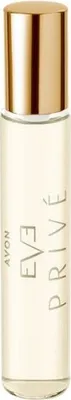 A bottle of Avon Eve Privé perfume.