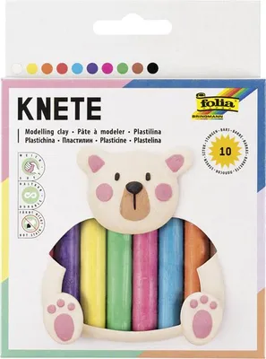 Obrázok produktu pre folia 261009 folia detská modelína, 10 tyčiniek, 220 g, rôzne farby