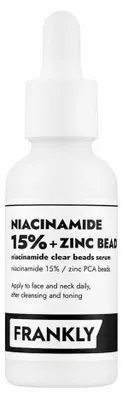 Produktbild von FRANKLY Niacinamide 15% + Zinc Beads Serum 30 ml - Gesichtsserum gegen Unreinheiten