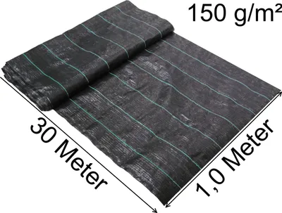 Produktbild von 30 m² Gartenvlies Unkraut-vlies Unkraut-Schutz-folie Mulchfolie Unkrautplane