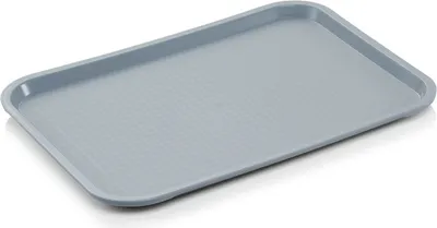 Produktbild von 20x WAS Germany Gastro Tablett lichtgrau stapelbar 45,5 x 35,5 x 2 cm Serviertablett Polypropylen