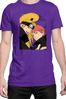 Immagine prodotto di Maglietta da uomo Naruto Dedara & Sasori, Man S , Lilas