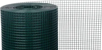 Obrázek produktu pro Pletivo GARDEN PVC 1000/19x19/1,45 mm, zelené, RAL 6005, štvorhranné, záhradné, chovateľské, bal. 10 m