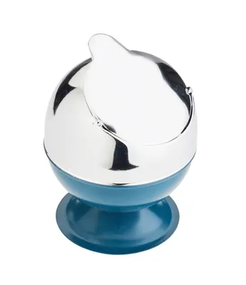Produktbild von WINDASCHENBECHER "Zuckerdose" mit Klappdeckel Sturmaschenbecher Klappaschenbecher Standaschenbecher Tischaschenbecher Aschenbecher 48 (Türkis)