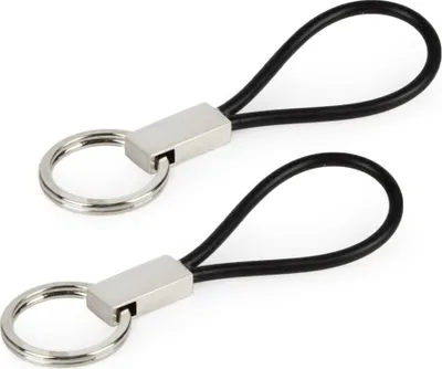 Produktbild von Schlüsselanhänger, Adapter mit Gummischlaufe, 2er Set