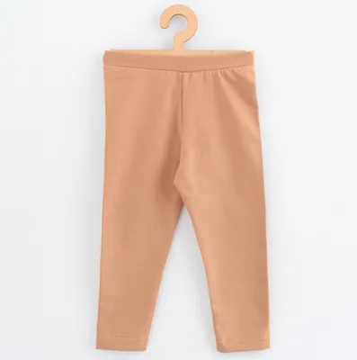 Zdjęcie produktu dla Legginsy dziecięce New Baby Kindergarten beżowe, rozmiar 116/122