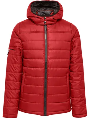 Zdjęcie produktu dla hummel hmlNORTH kurtka pikowana z kapturem dla dzieci true red 116