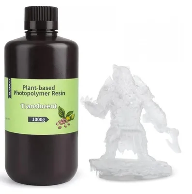 Obrázek produktu pro ELEGOO Plant-based Resin 1KG, Translucent