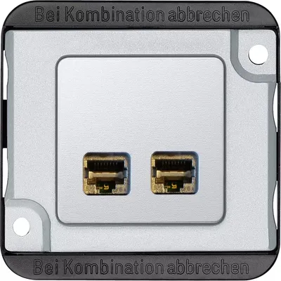 Produktbild von Merten Anschlussmodul-RJ45 2-f. MEG4576-7022