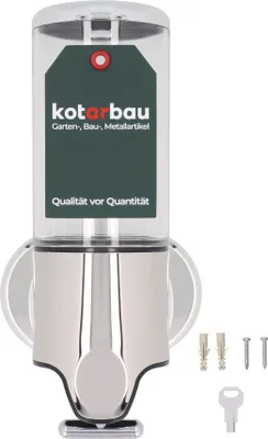 Produktbild von KOTARBAU® PVC Wand-Seifenspender Spülseifenspender 100 mm x 120 mm 500 ml Chrom