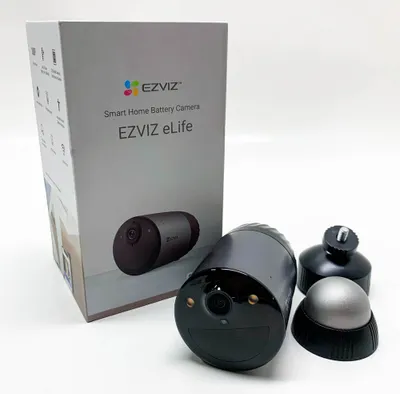 Immagine prodotto di Telecamera di sicurezza a batteria EZVIZ, telecamera wireless da esterno da 2MP con batteria da 7800mAh, sensore PIR, difesa attiva e faretti, visione notturna a colori, audio a 2 vie, IP66 resistente alle intemperie, 32GB eMMC, BC1C(eLife)