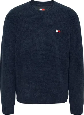 Image de Tommy Jeans Waffle Sweater bleu - Grand XXL