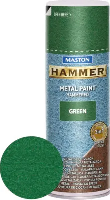 Produktbild von Sprühlack Maston Hammer Metallschutz grün 400 ml
