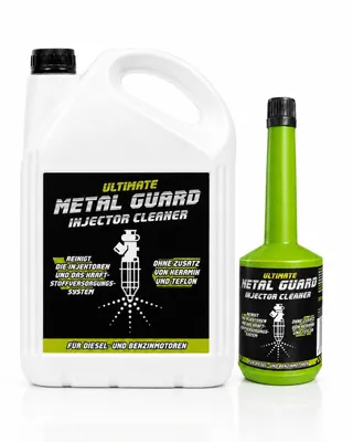 Produktbild von Metal Guard Injector Cleaner Kraftstoffadditiv 5 L + 200 ml, DPF Injektorreiniger für Diesel Benzin Turbo Katalysator Lambdasonde Einspritzsystem