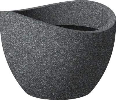Produktbild von Scheurich 250/60 Pflanzgefäß Schwarz Granit - 60 cm x 60 cm x 44,7 cm; 53382