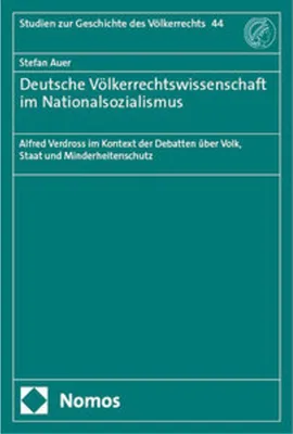 Produktbild von Deutsche Völkerrechtswissenschaft im Nationalsozialismus