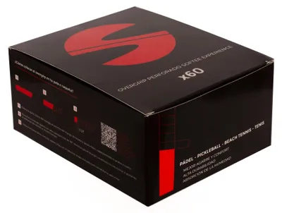 Produktbild von Box mit 60 perforierten Overgrips Softee Experience Blanco ÚNICA
