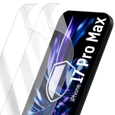 Produktbild von 2x Hybridglas für iPhone 17 Pro Max, 3mk Hardy Fusion