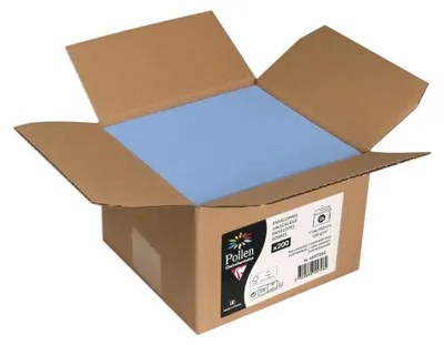 Produktbild von Clairefontaine Umschl Pollen 114x162 120g lavblau