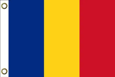 Rumänien-Flagge 150x90 cm, Polyester, wetterfest, mit Ösen