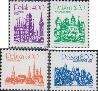 Produktbild von Briefmarken Polen 1981 Mi 2752-2755 (kompl.Ausg.) postfrisch Freimarken